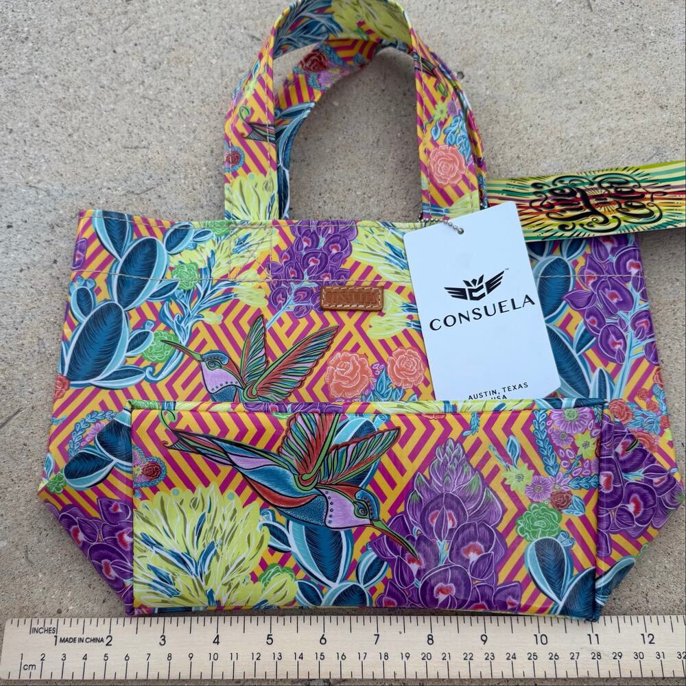 Consuela grab and go mini bag discontinued hummingbird pattern - Picture 8 of 9